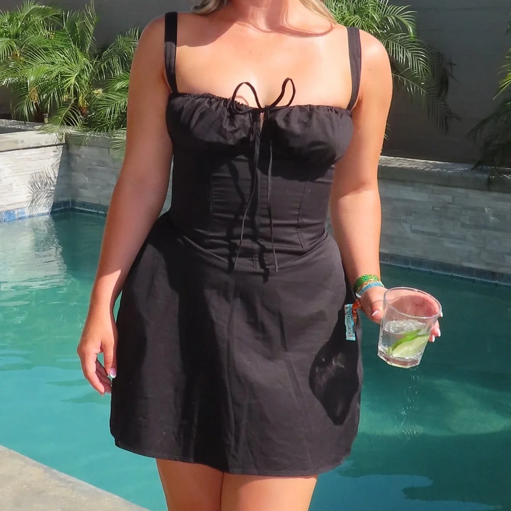 House of CB Carlotta Corset Dress 👗 🖤 - Picture 7 of 8